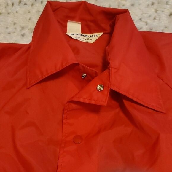 Hyman Scupper jack Red Spring lightweight jacket With Eagle Patch - Picture 4 of 9